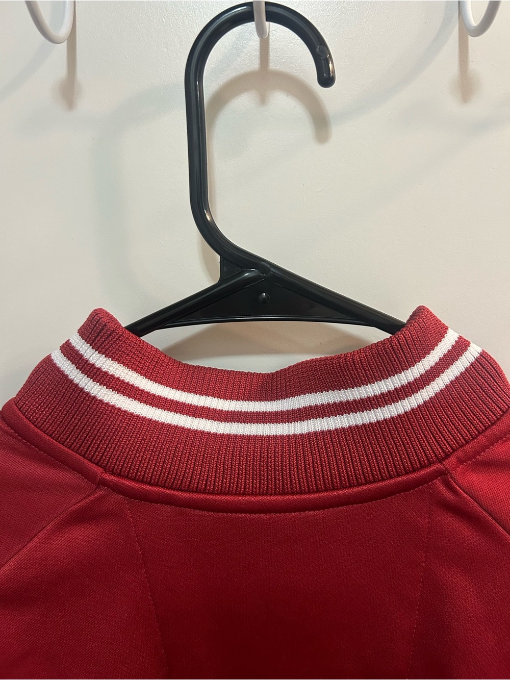 Indiana University Crimson Red Quarter Zip Pullover L Shacket IU Hoosiers - Picture 7 of 9